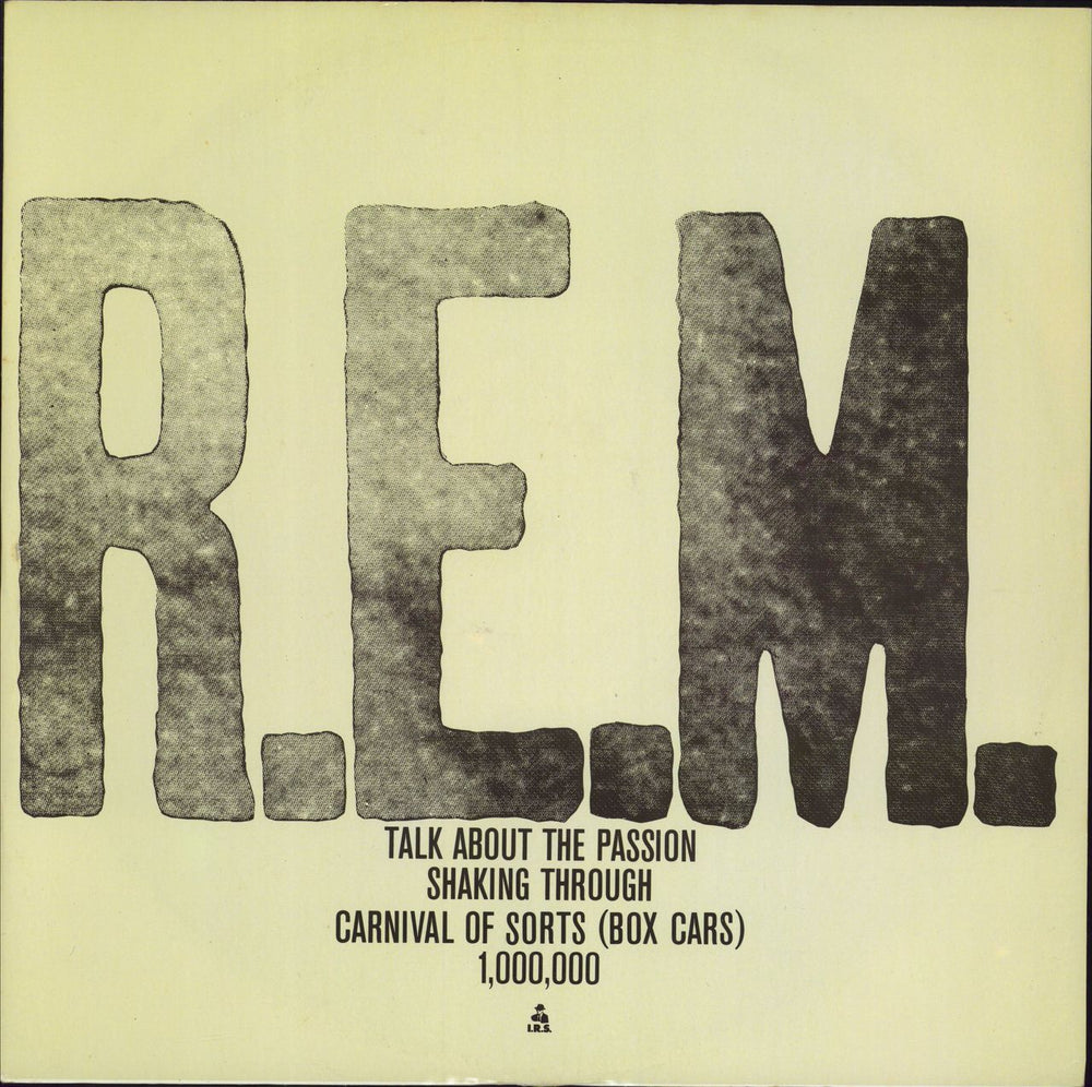 REM Talk About The Passion UK 12" vinyl single (12 inch record / Maxi-single) PFSX1026