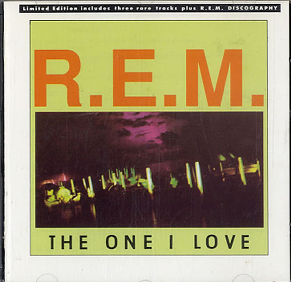 REM The One I Love UK 2-CD single set (Double CD single) REM2STH220163