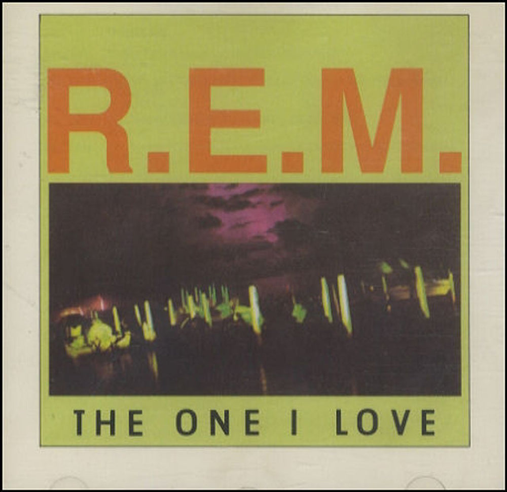 REM The One I Love UK CD single (CD5 / 5") DIRMX178