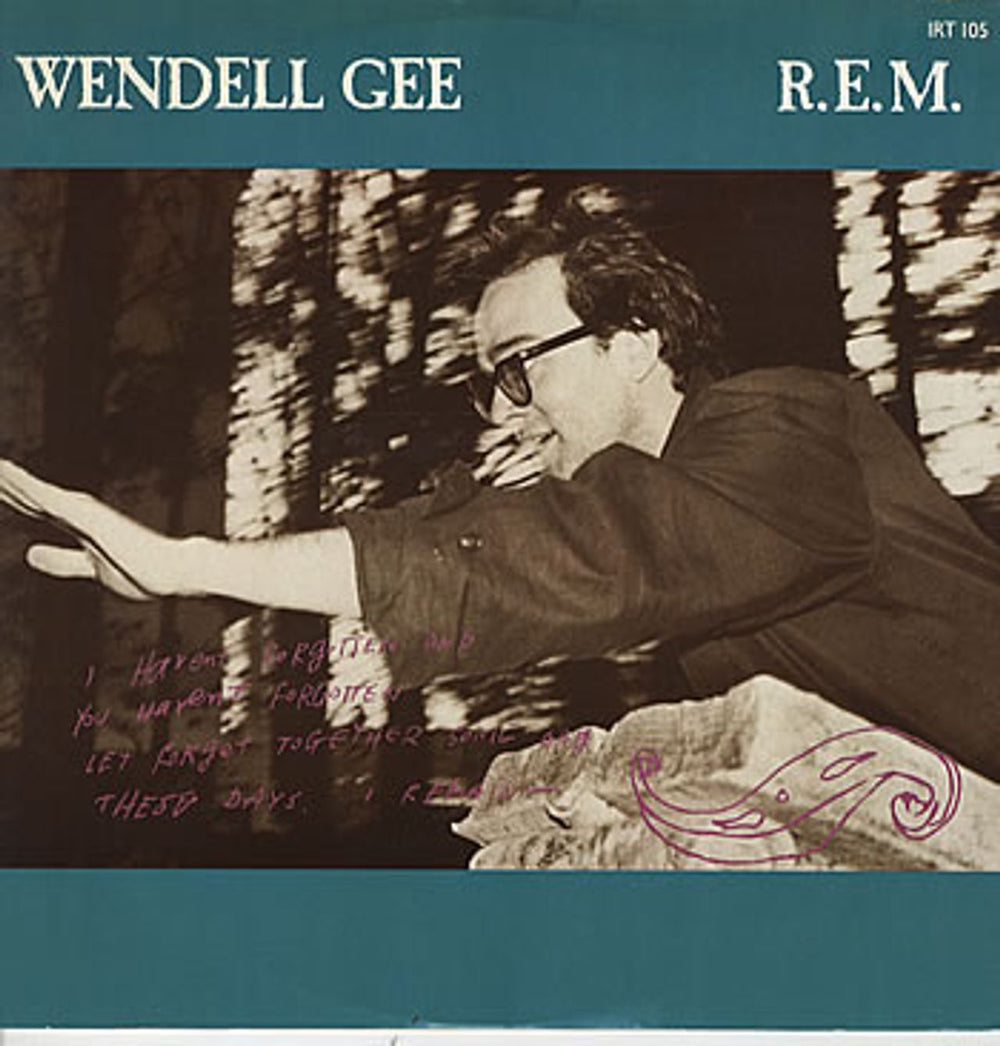 REM Wendell Gee UK 12" vinyl single (12 inch record / Maxi-single) IRT105