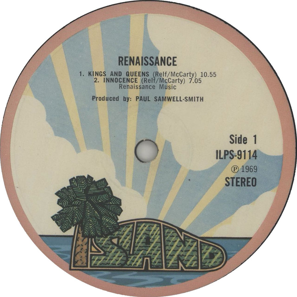 Renaissance Renaissance - 2nd - VG/EX UK vinyl LP album (LP record) RENLPRE674575