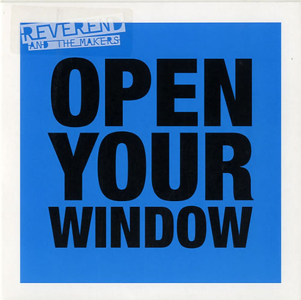 Reverend And The Makers Open Your Window UK 7" vinyl single (7 inch record / 45) WOS020S