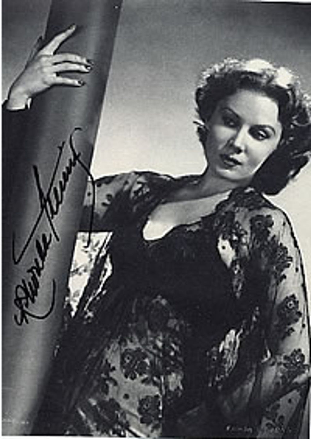 Rhonda Fleming Autographed Picture UK memorabilia SIGNED PHOTO