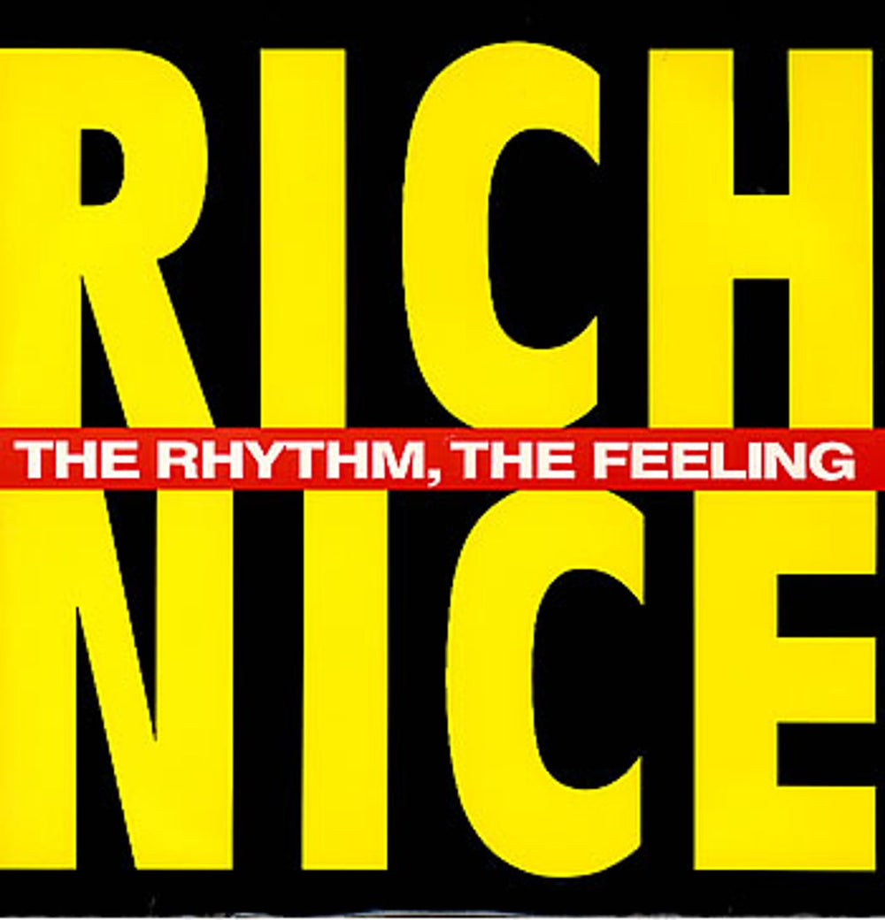 Rich Nice The Rhythm, The Feeling UK 12" vinyl single (12 inch record / Maxi-single) ZT43458