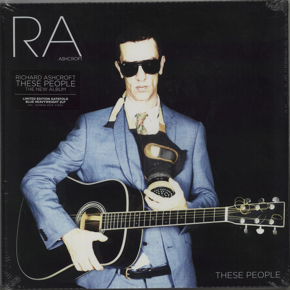 Richard Ashcroft These People - 180gm Blue Vinyl - Sealed UK 2-LP vinyl record set (Double LP Album) RPALP001