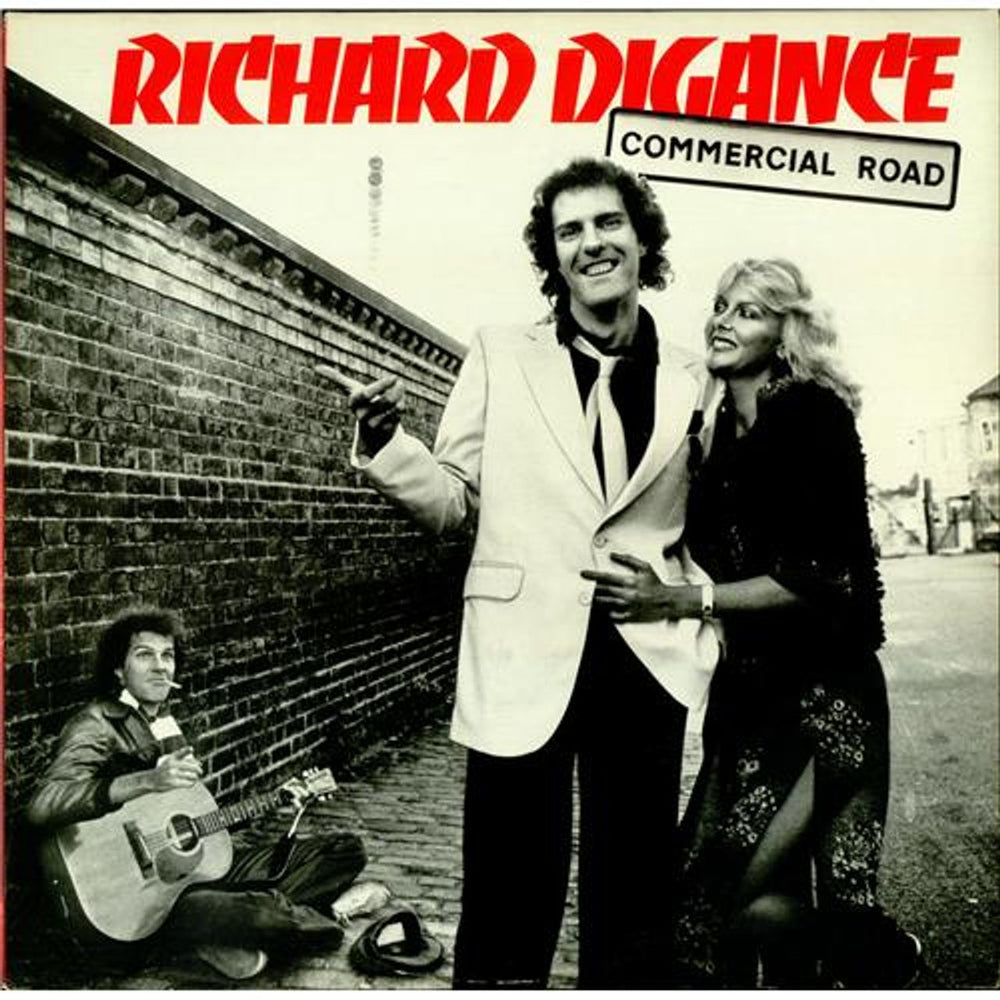 Richard Digance Commercial Road UK vinyl LP album (LP record) CHR1262