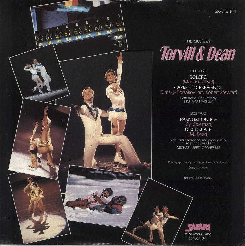 Richard Hartley The Music Of Torvill & Dean UK 12" vinyl single (12 inch record / Maxi-single)