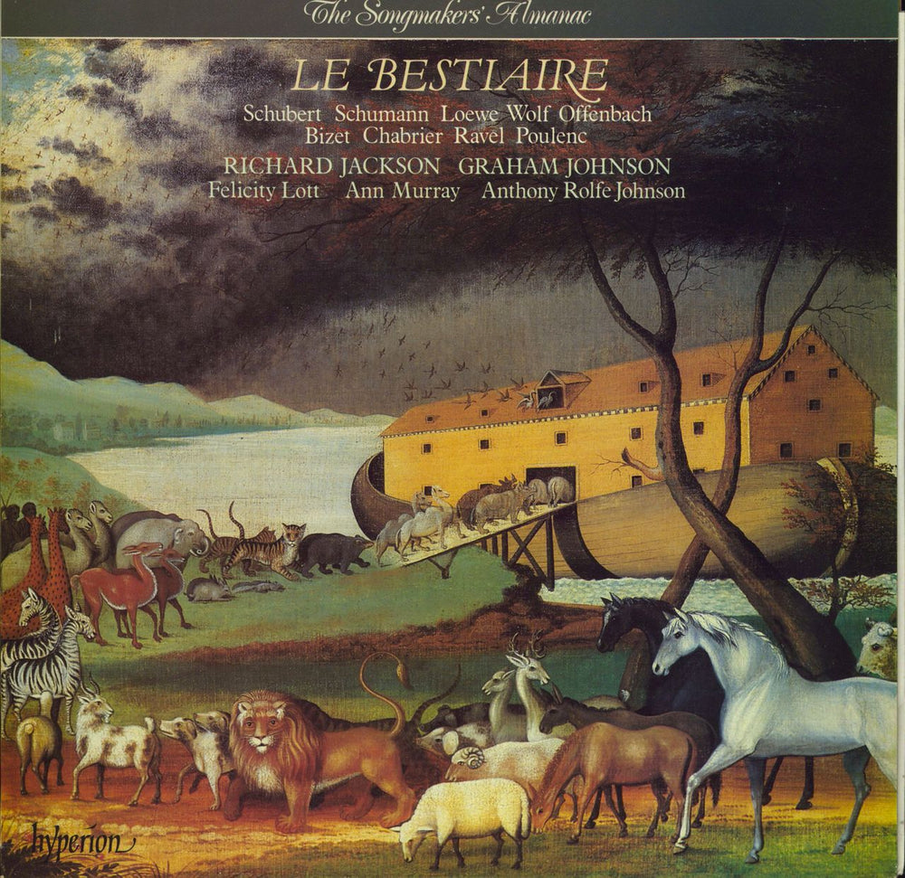 Richard Jackson Le Bestiaire UK vinyl LP album (LP record) A66149