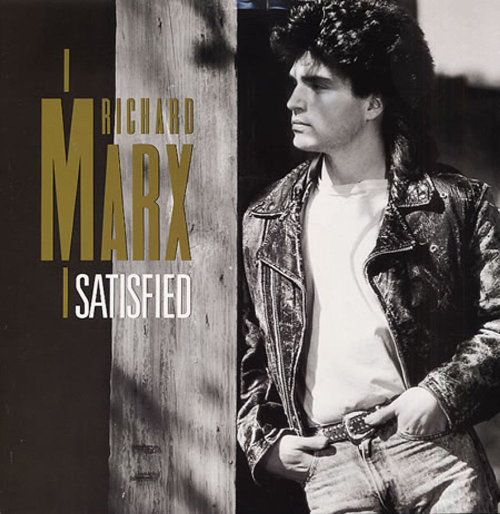 Richard Marx Satisfied UK 12" vinyl single (12 inch record / Maxi-single) 12MT64