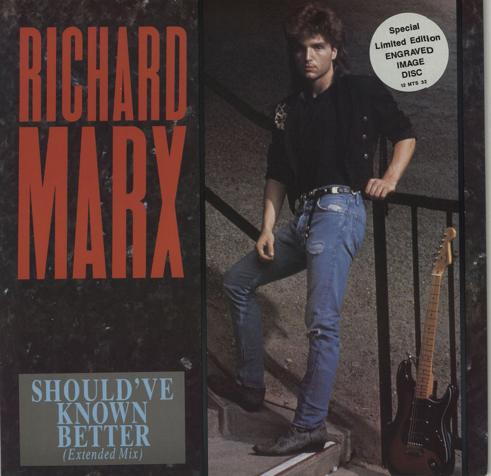 Richard Marx Should've Known Better - Engraved UK 12" vinyl single (12 inch record / Maxi-single) 12MTS32