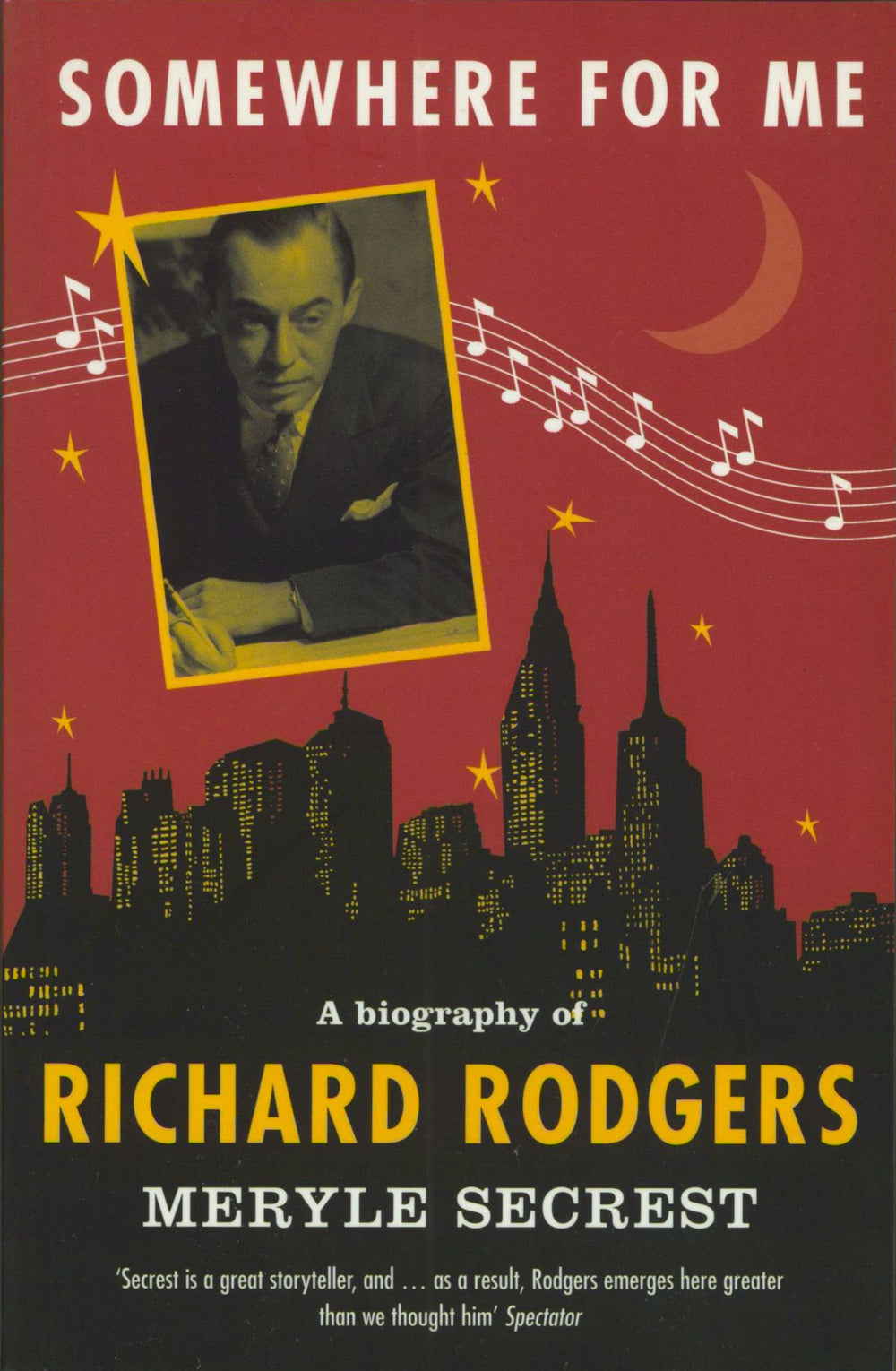 Richard Rodgers Somewhere For Me: A Biography Of Richard Rodgers UK book 0-7475-5825-6