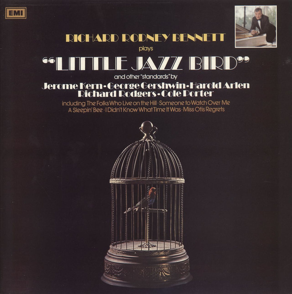 Richard Rodney Bennett Plays Little Jazz Bird And Others Standards By... UK vinyl LP album (LP record) EMDB1077011