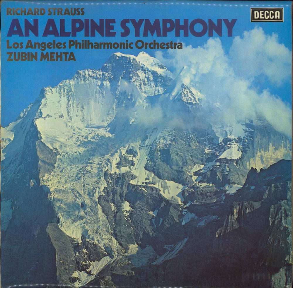 Richard Strauss An Alpine Symphony - Test Pressing UK vinyl LP album (LP record) SXL6752