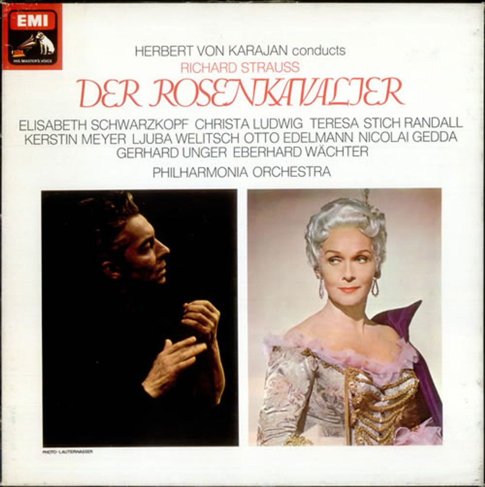 Richard Strauss Der Rosenkavalier UK 4-LP vinyl album record set SLS810