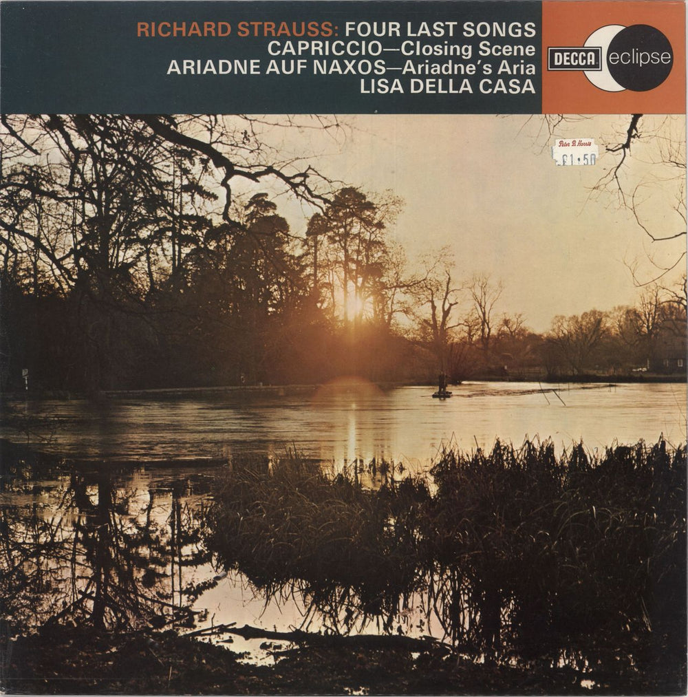 Richard Strauss Strauss: Four Last Songs / Capriccio - Closing Scene / Ariadne Auf Naxos - Ariadne's Aria UK vinyl LP album (LP record) ECM778