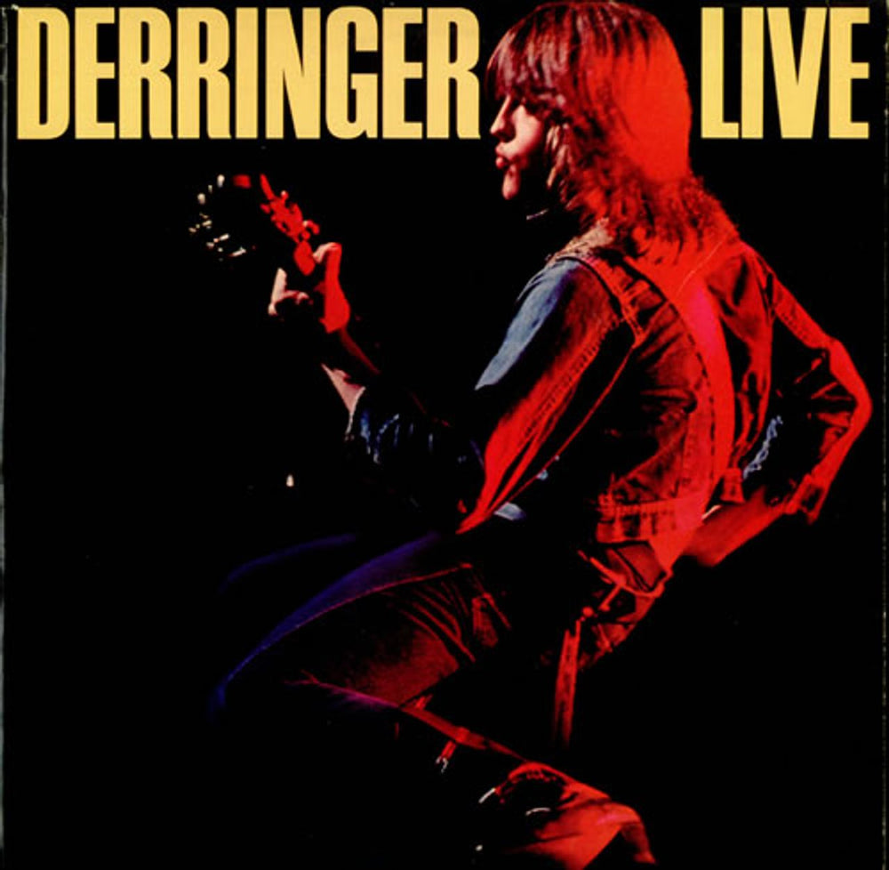 Rick Derringer Live UK vinyl LP album (LP record) SKY82130