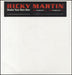 Ricky Martin Shake Your Bon-bon UK Promo 12" vinyl single (12 inch record / Maxi-single) XPR2534