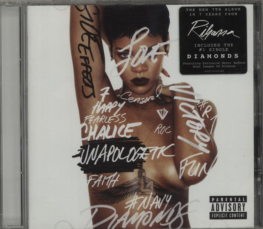 Rihanna Unapologetic UK CD album (CDLP) 3722236