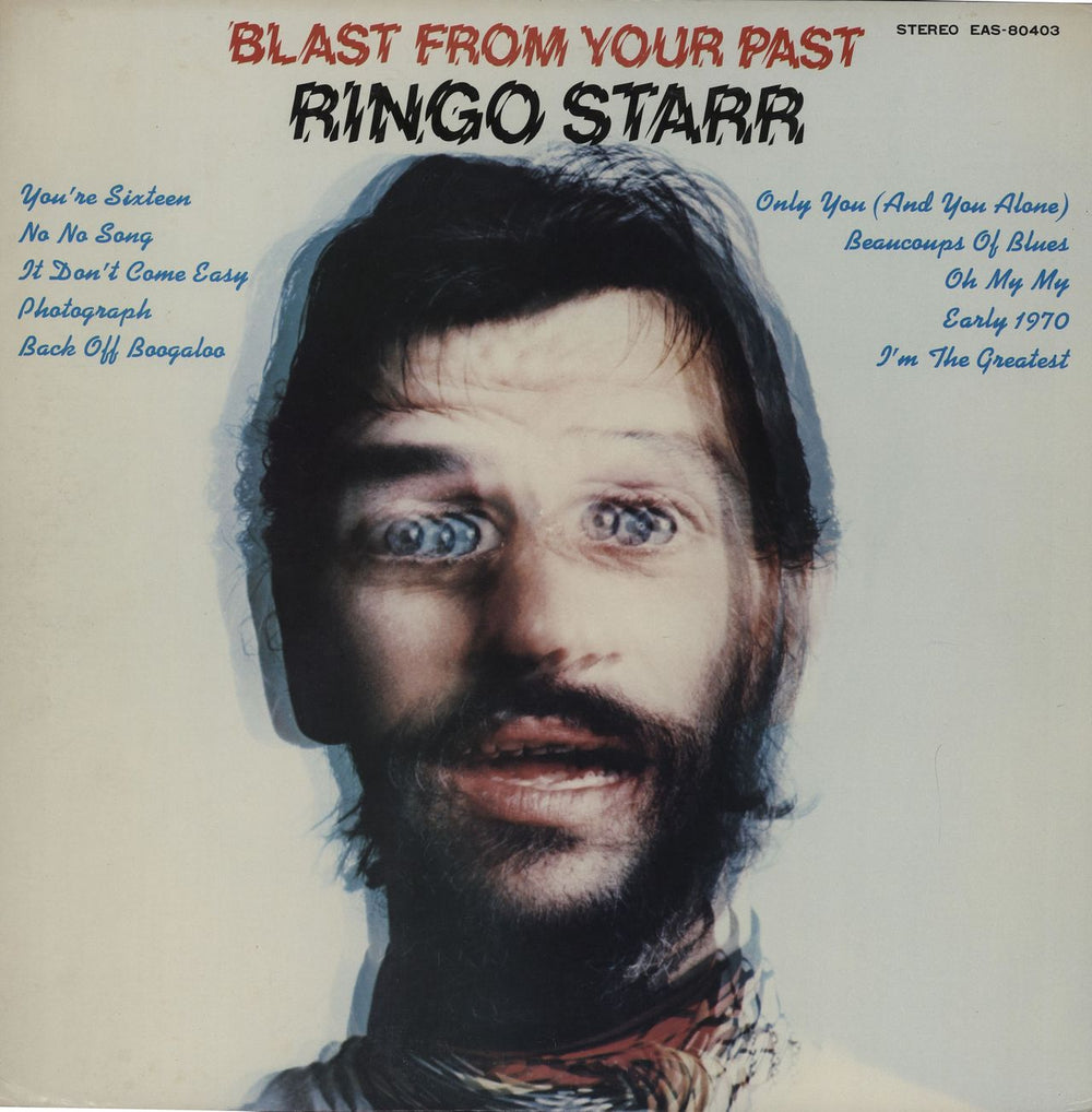 Ringo Starr Blast From Your Past Japanese vinyl LP album (LP record) EAS-80403