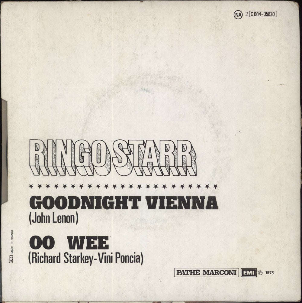 Ringo Starr Goodnight Vienna French 7" vinyl single (7 inch record / 45)