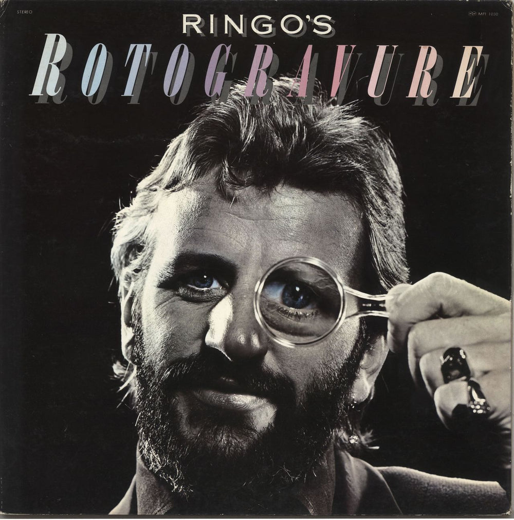 Ringo Starr Ringo's Rotogravure + Press Release Japanese Promo vinyl LP album (LP record) MPF1030