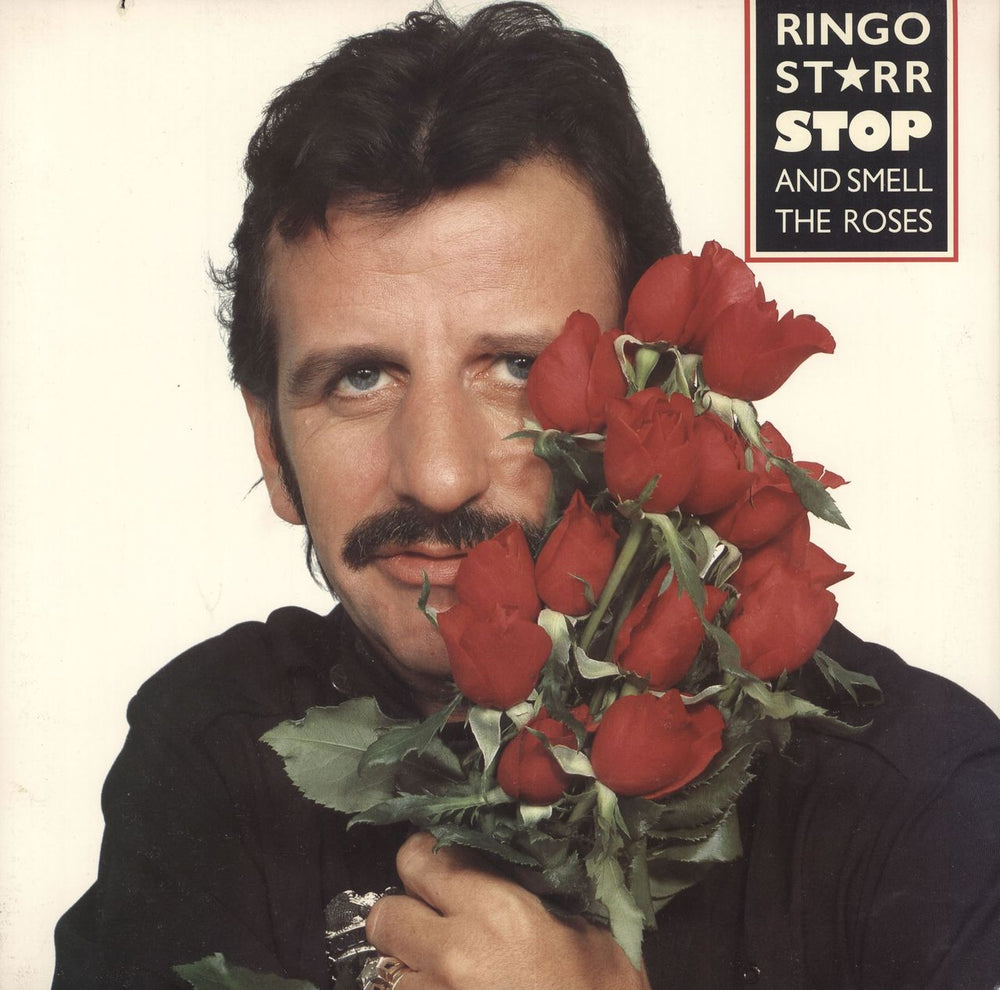 Ringo Starr Stop And Smell The Roses US vinyl LP album (LP record) NBI-33246