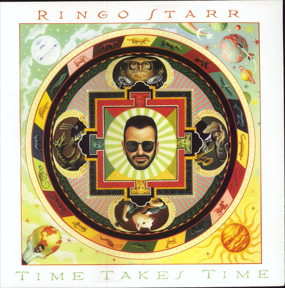 Ringo Starr Time Takes Time - Red Vinyl US vinyl LP album (LP record) FRM-82097