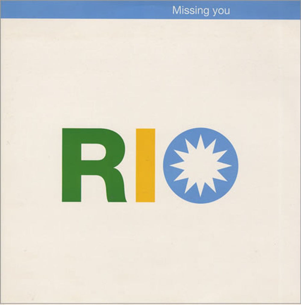 Rio (80s) Missing You UK 12" vinyl single (12 inch record / Maxi-single) 5802291