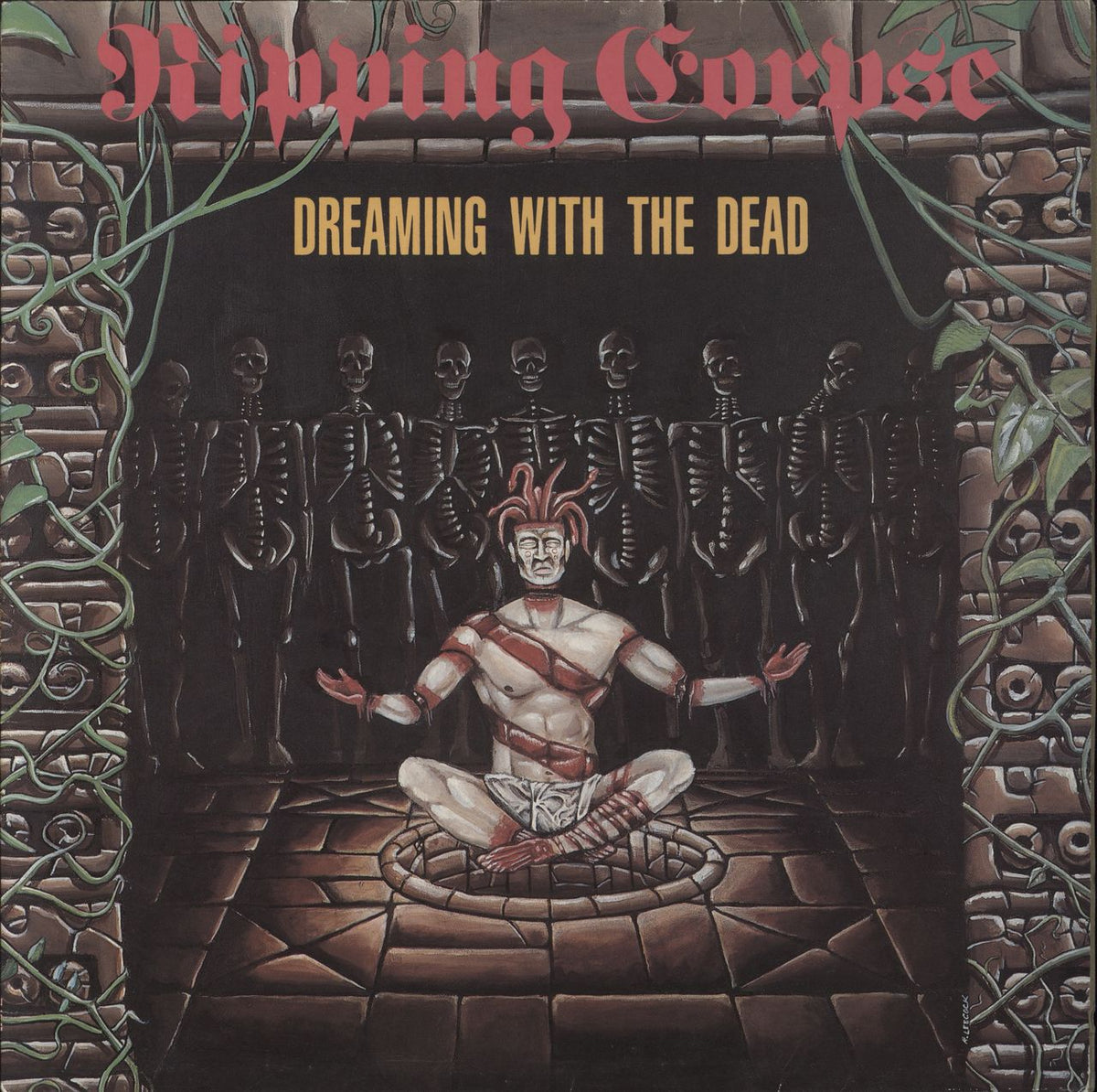 洋楽 Ripping Corpse/Dreaming with the Dead Ripping Corpse Dreaming With The Dead -1st - EX UK Vinyl LP