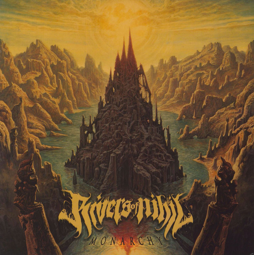 Rivers Of Nihil Monarchy - Bone / Bronze Hazed Vinyl UK vinyl LP album (LP record) 3984-15383-6