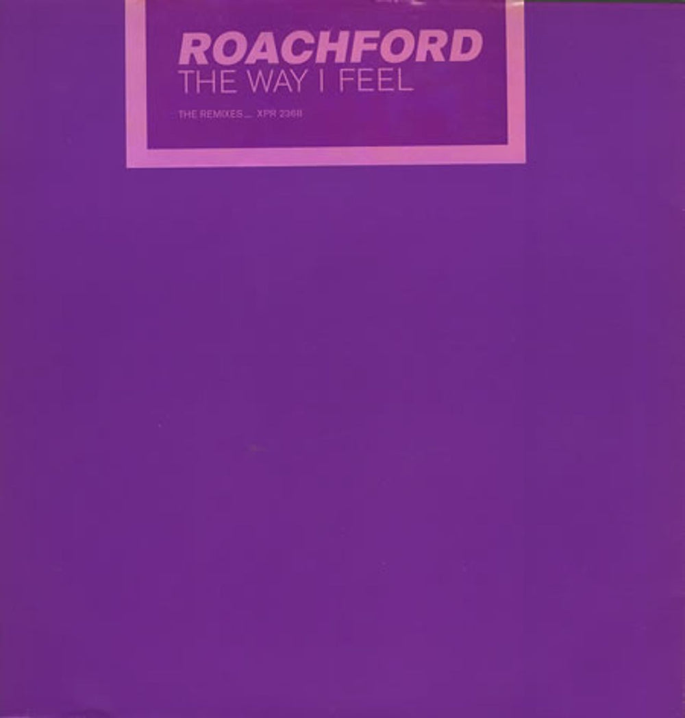 Roachford The Way I Feel - Purple Sleeve UK Promo 12" vinyl single (12 inch record / Maxi-single) XPR2368