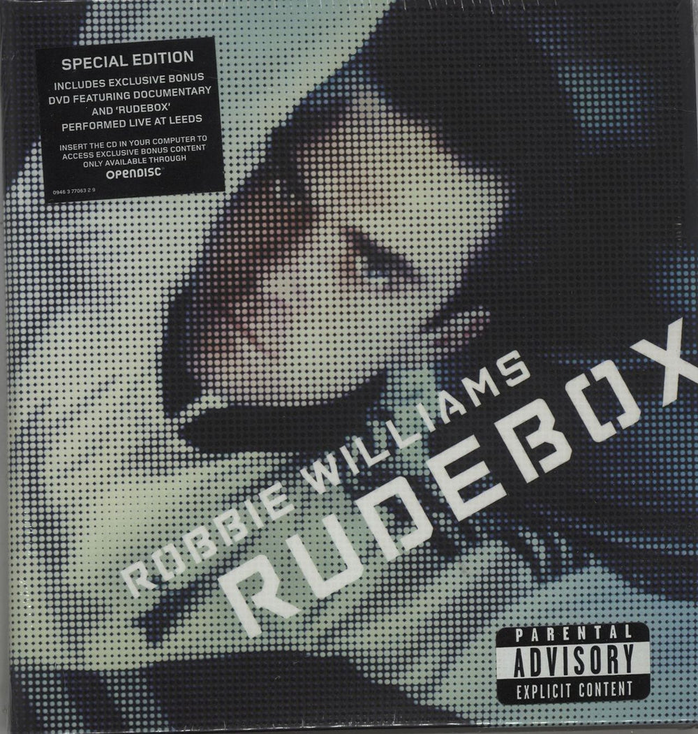 Robbie Williams Rudebox UK 2-disc CD/DVD set 3770632