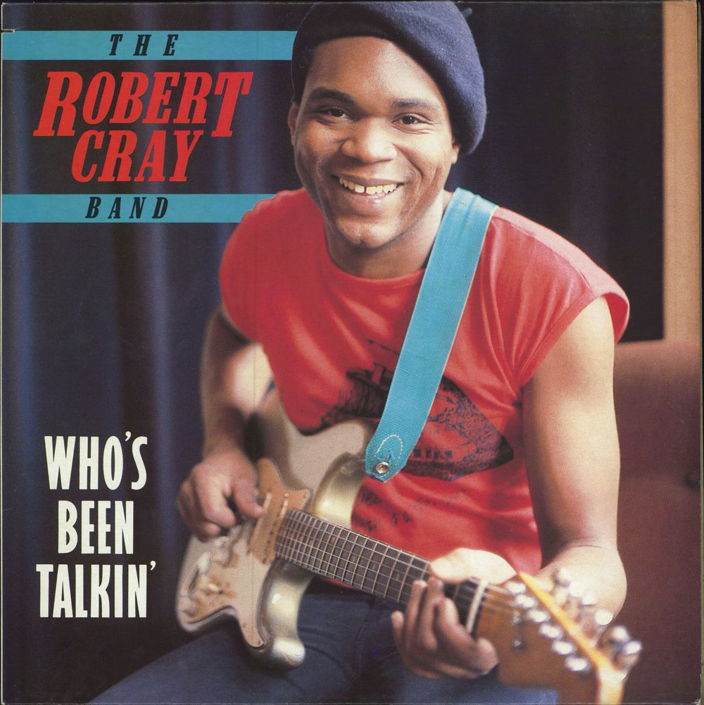 Robert Cray Who's Been Talkin' Italian vinyl LP album (LP record) 781730-1