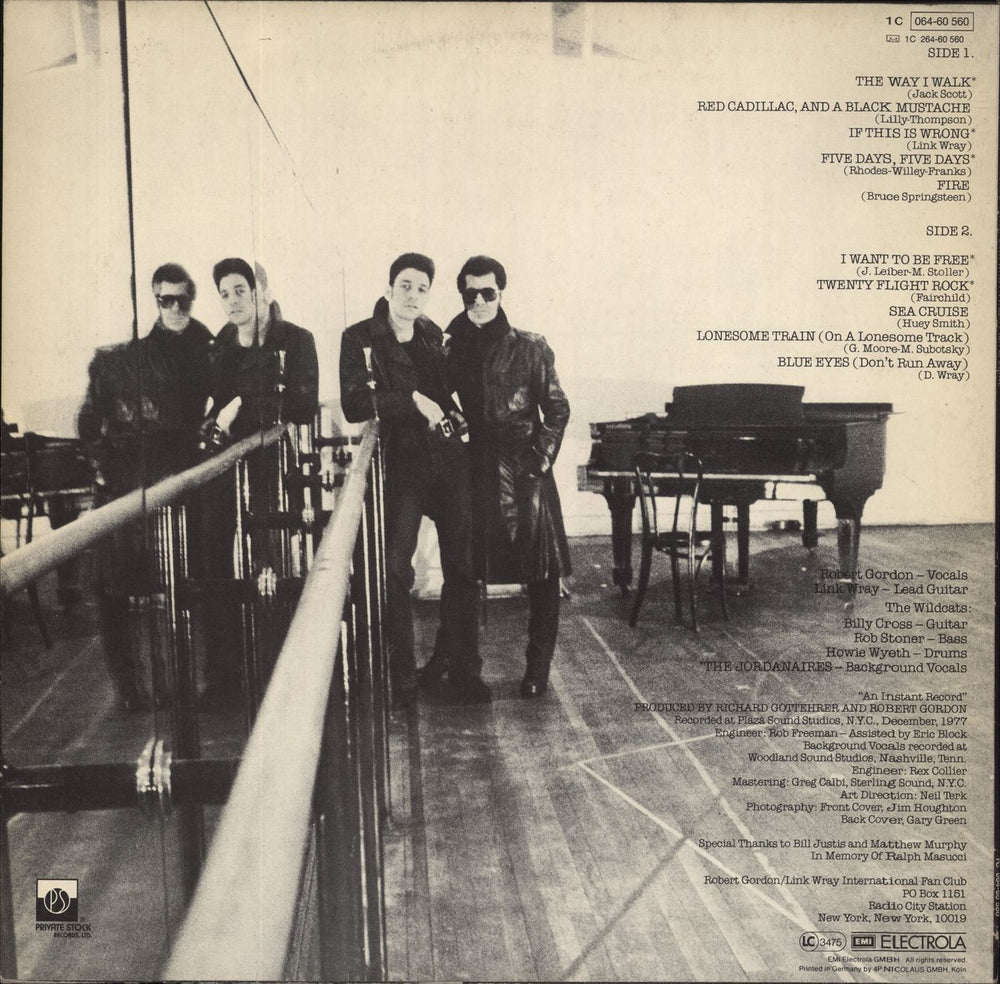 Robert Gordon Fresh Fish Special German vinyl LP album (LP record)