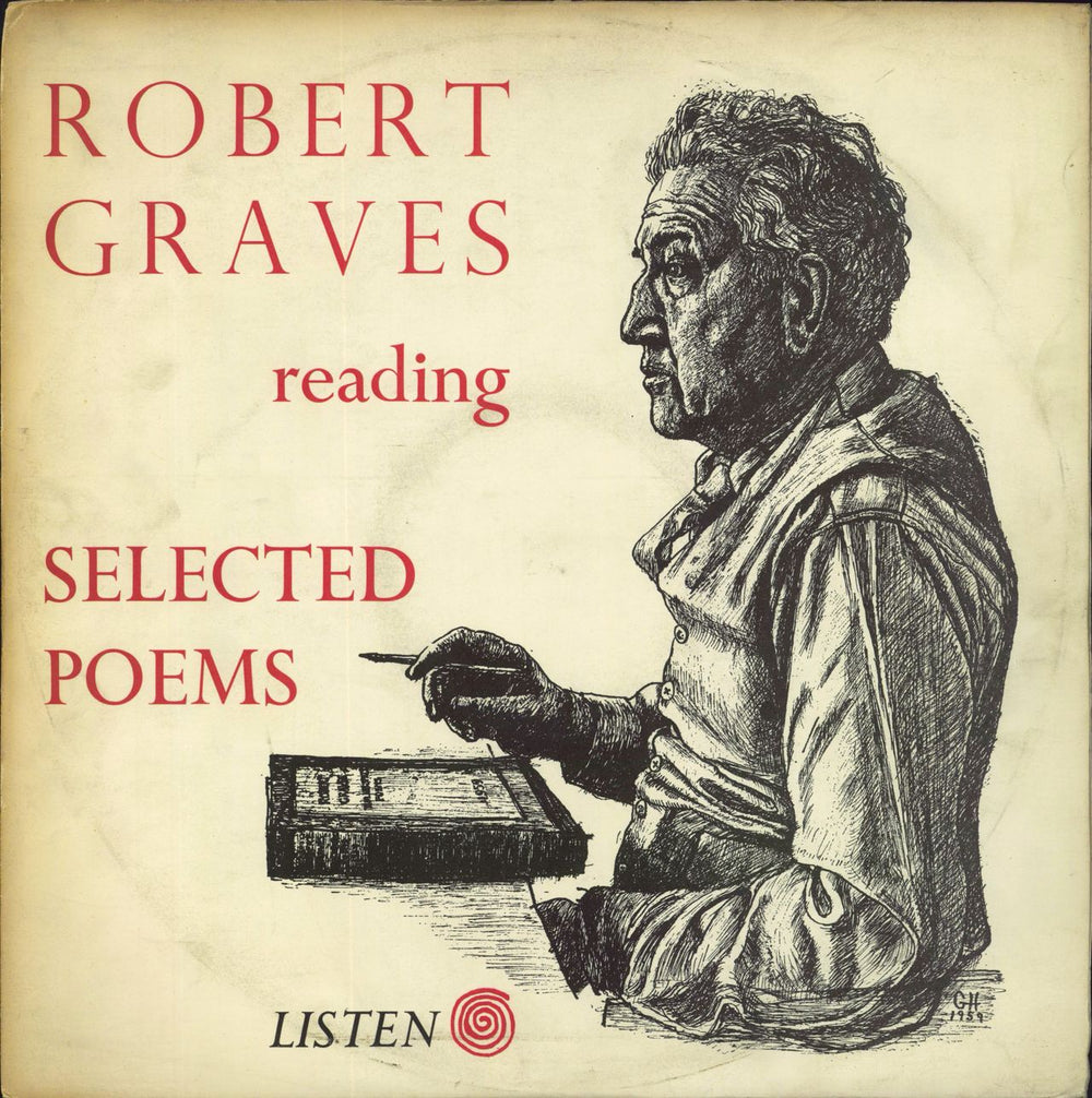 Robert Graves Robert Graves Reading Selected Poems UK vinyl LP album (LP record) LPV2