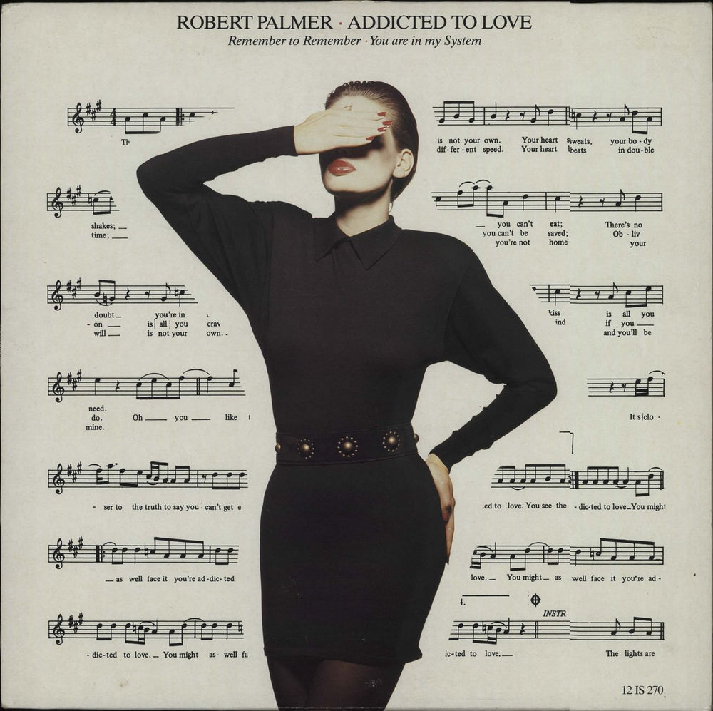 Robert Palmer Addicted To Love UK 12" vinyl single (12 inch record / Maxi-single) 12IS270