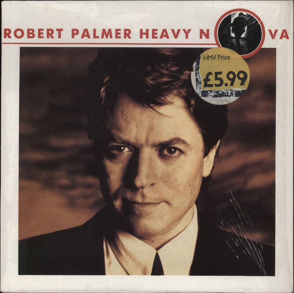 Robert Palmer Heavy Nova - Shrink UK vinyl LP album (LP record) EMD1007