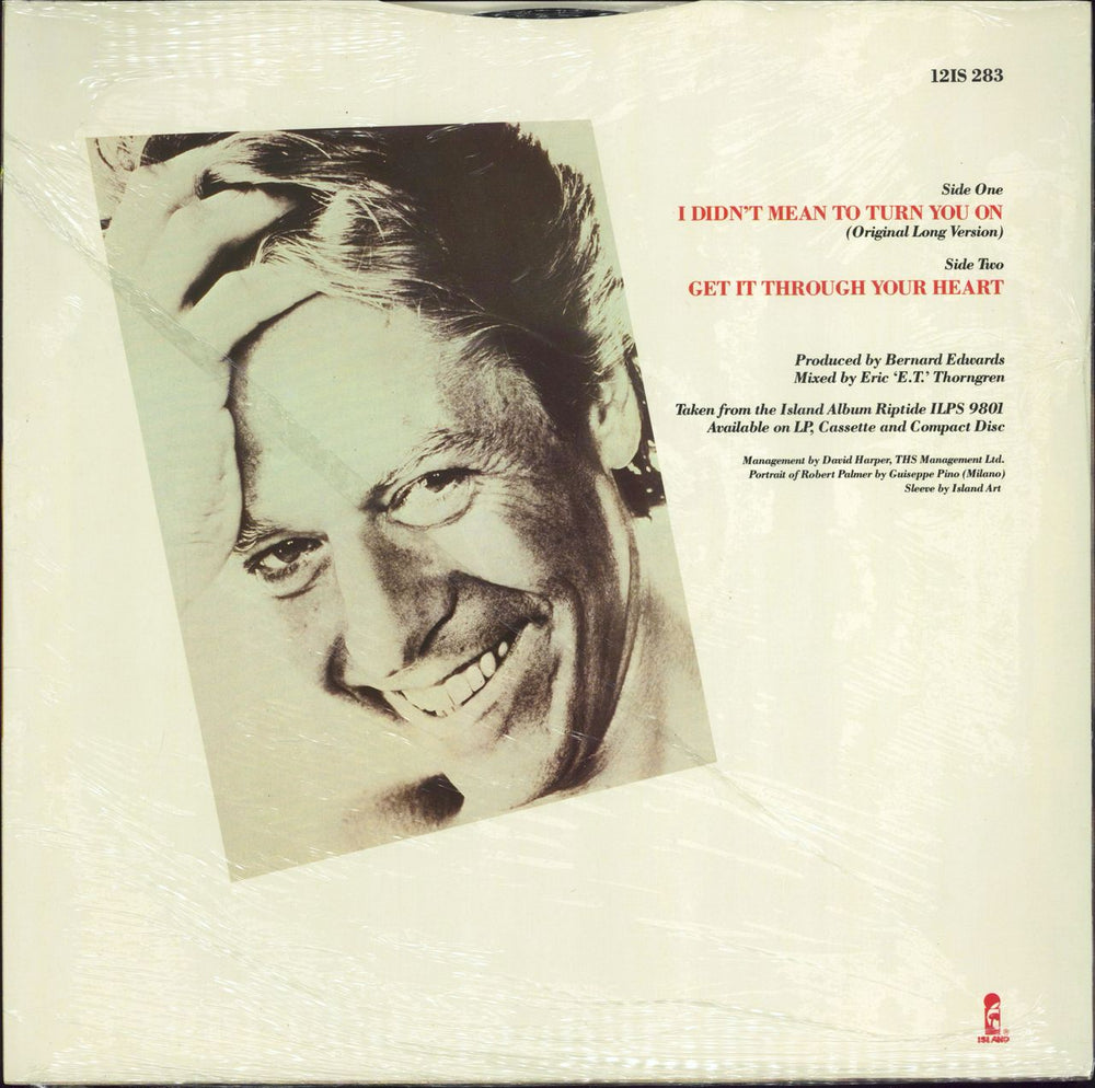 Robert Palmer I Didn't Mean To Turn You On - Shrink UK 12" vinyl single (12 inch record / Maxi-single)