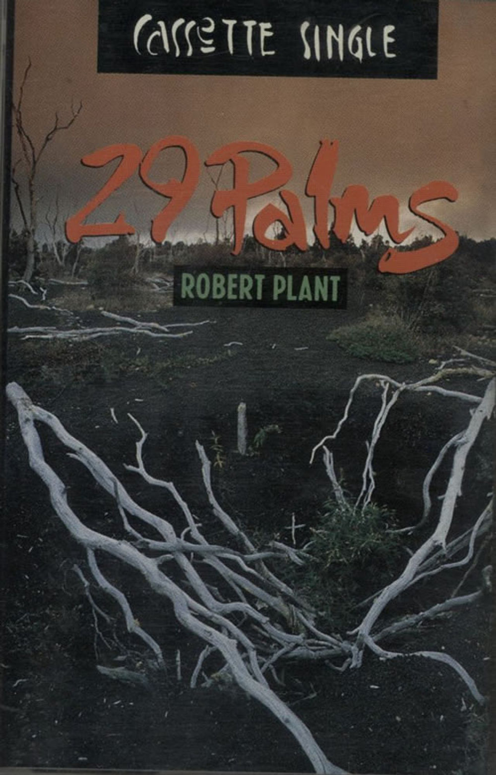 Robert Plant 29 Palms UK cassette single FONTANA