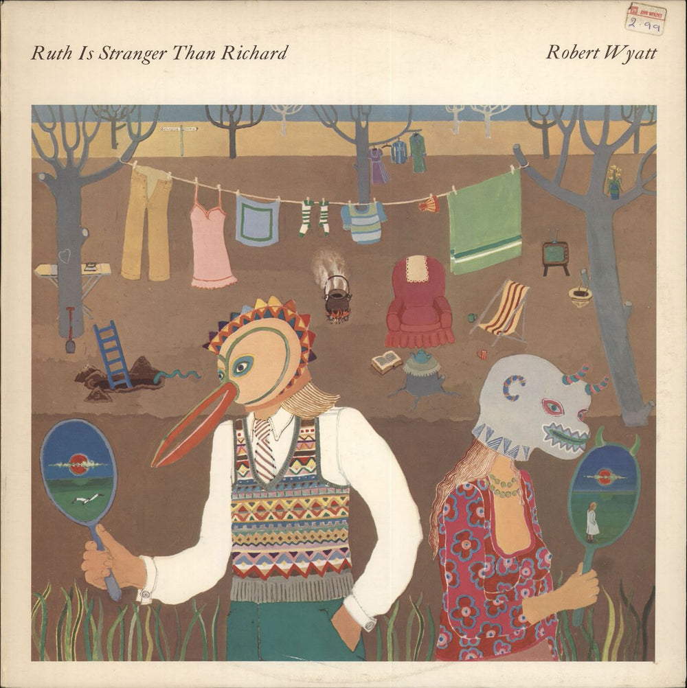 Robert Wyatt Ruth Is Stranger Than Richard UK vinyl LP album (LP record) V2034