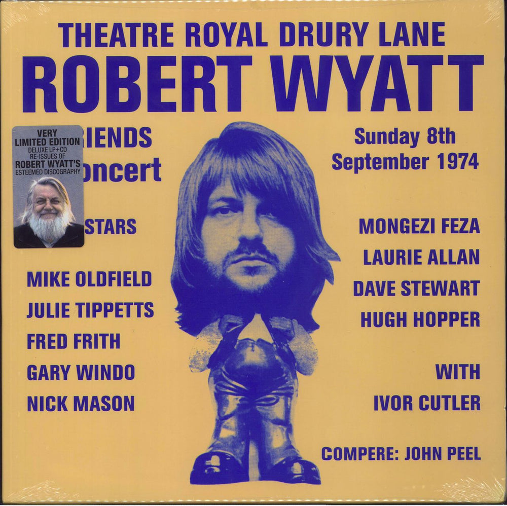 Robert Wyatt Theatre Royal Drury Lane 8th September 1974 + CD - Sealed US 2-LP vinyl record set (Double LP Album) DNO206