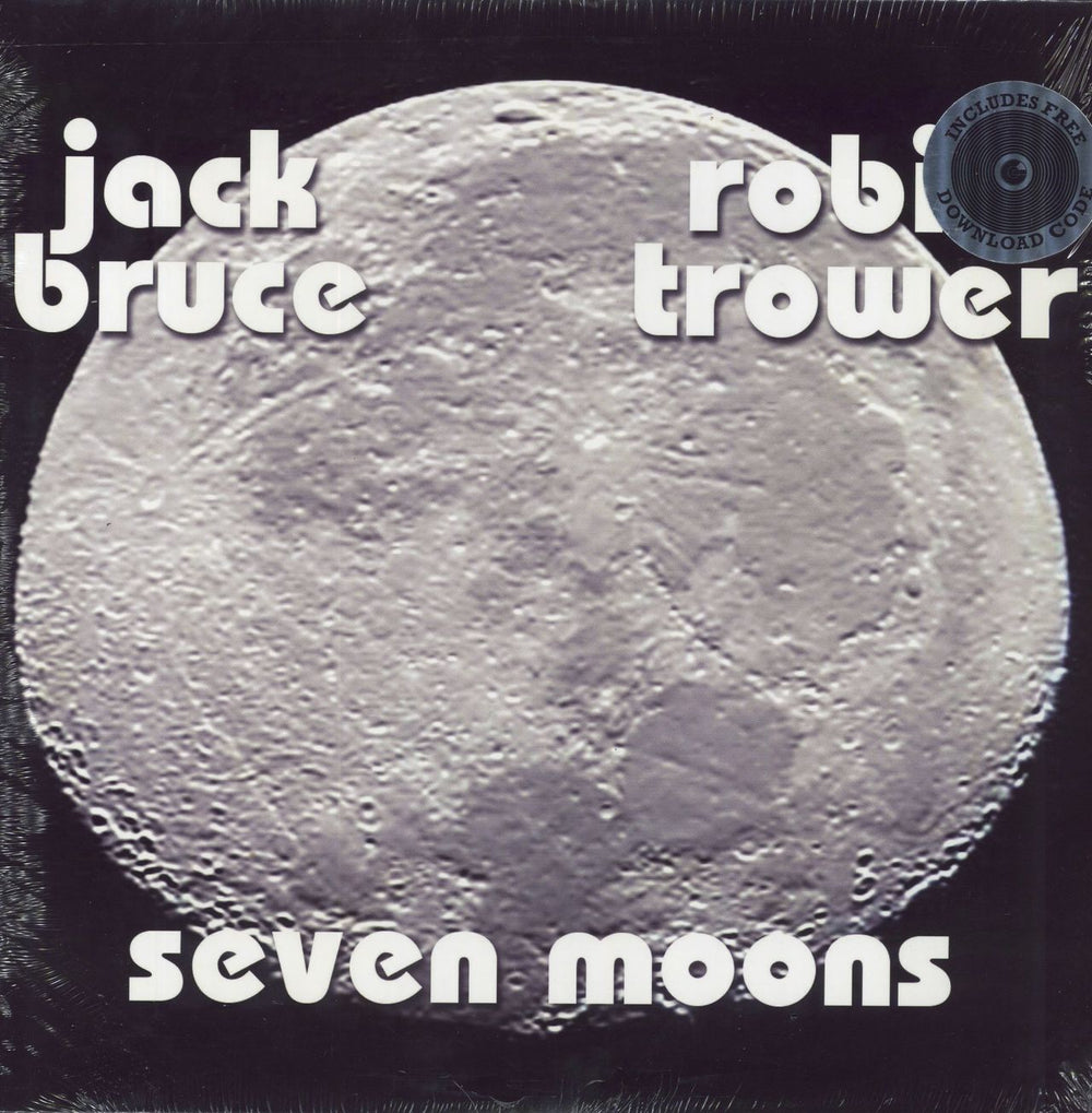 Robin Trower & Jack Bruce Seven Moons - Grey Vinyl - Sealed US vinyl LP album (LP record) V501114