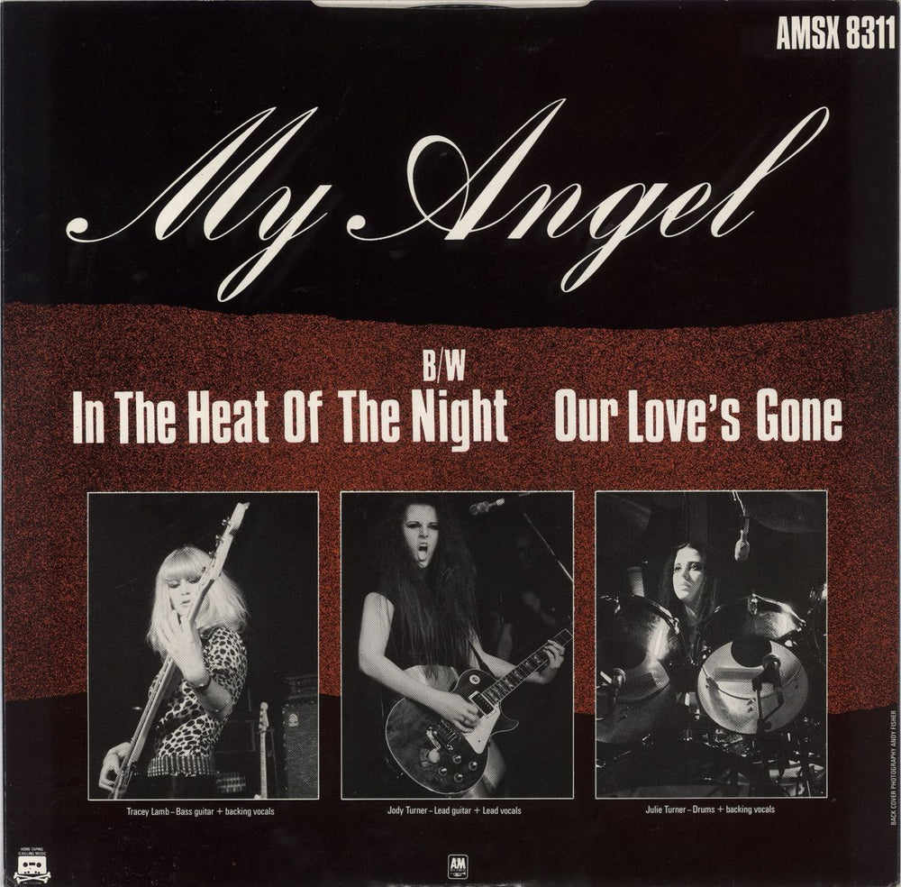 Rock Goddess My Angel + Poster & Flexi UK 12" vinyl single (12 inch record / Maxi-single) RGO12MY817312