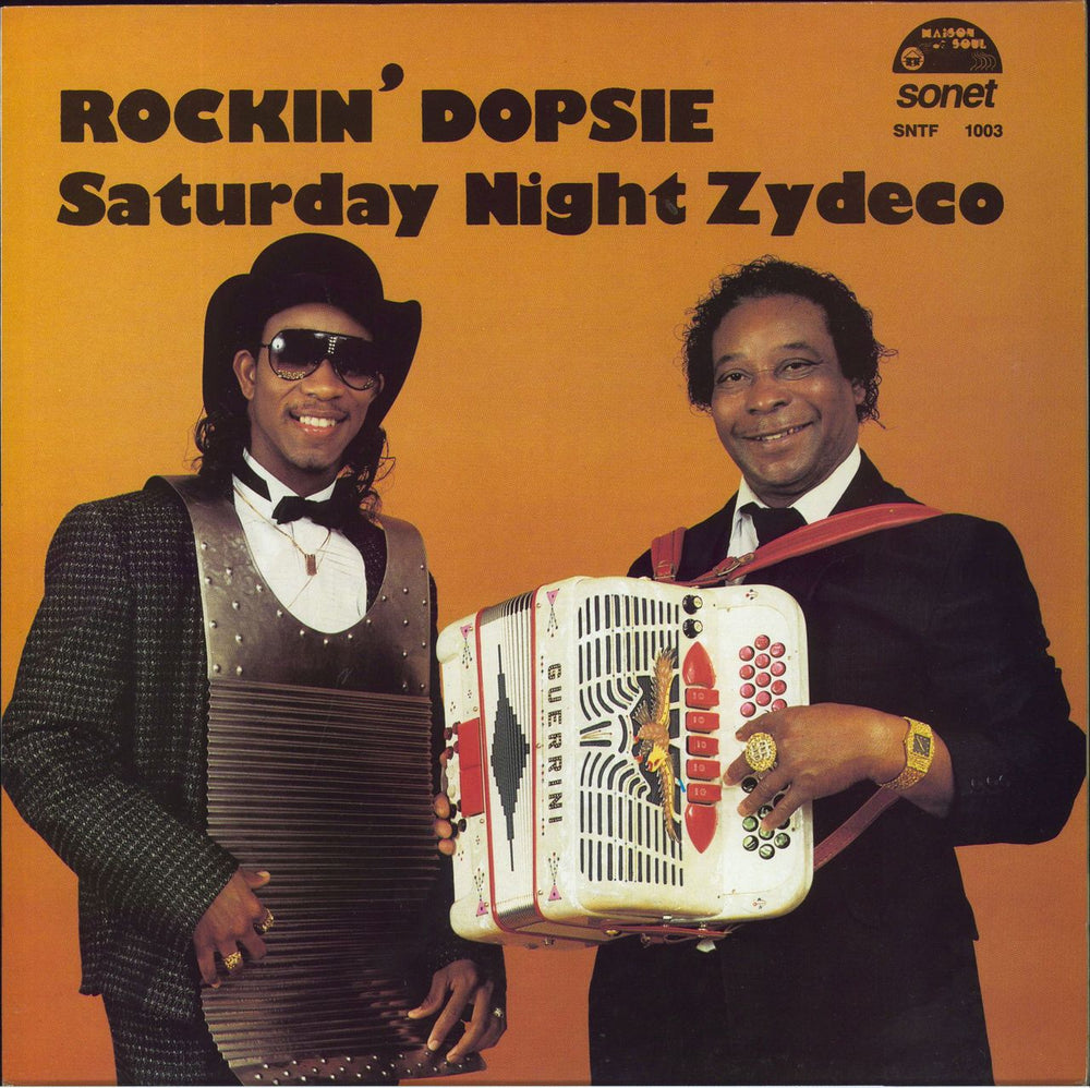 Rockin' Dopsie & The Twisters Saturday Night Zydeco UK vinyl LP album (LP record) SNTF1003