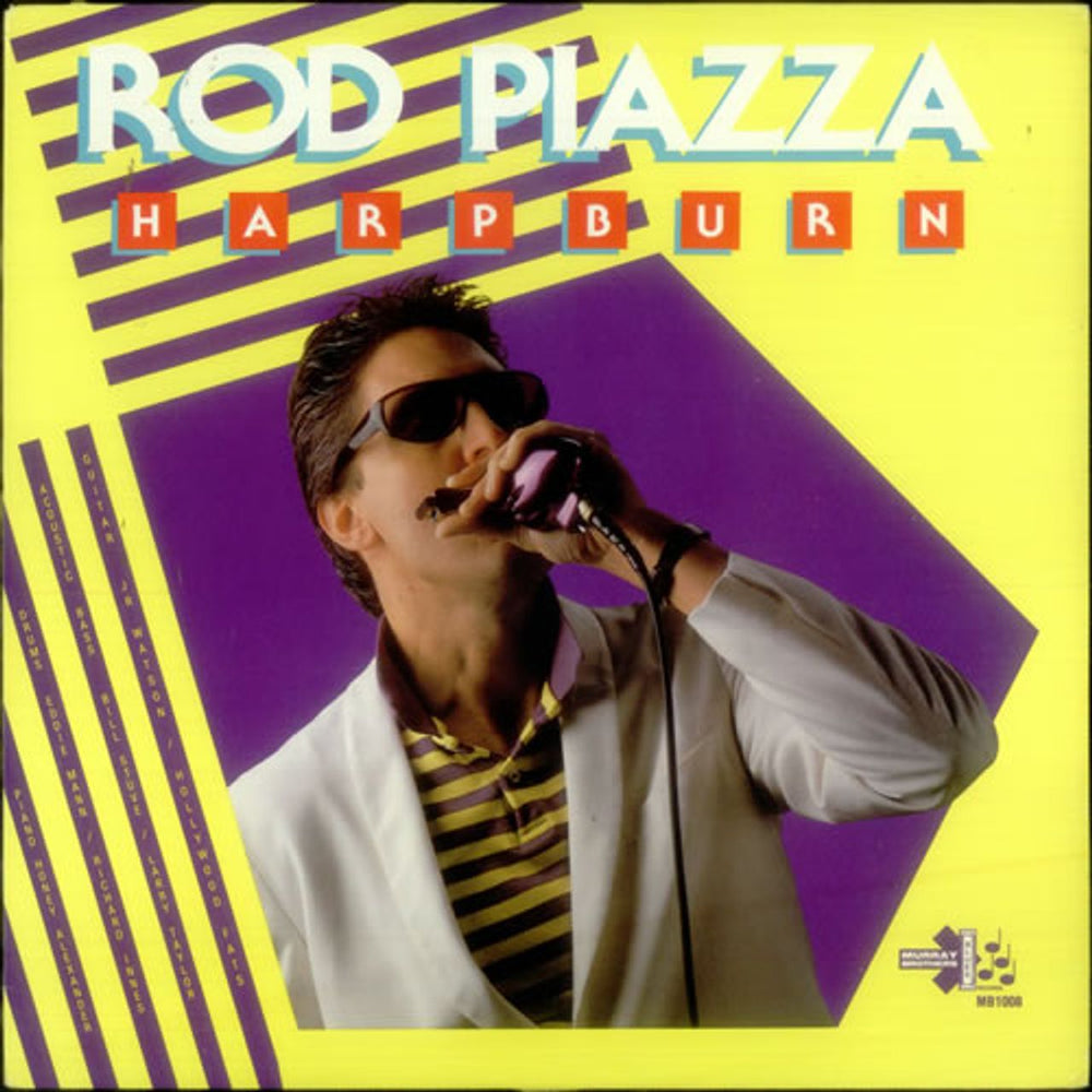 Rod Piazza Harpburn US vinyl LP album (LP record) MB-1008