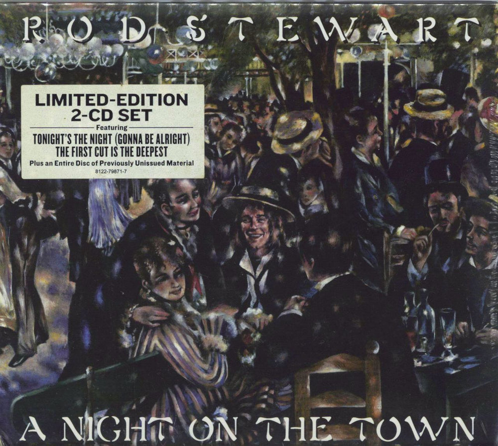 Rod Stewart A Night On The Town: Remastered - Sealed UK 2 CD album set (Double CD) 8122798717