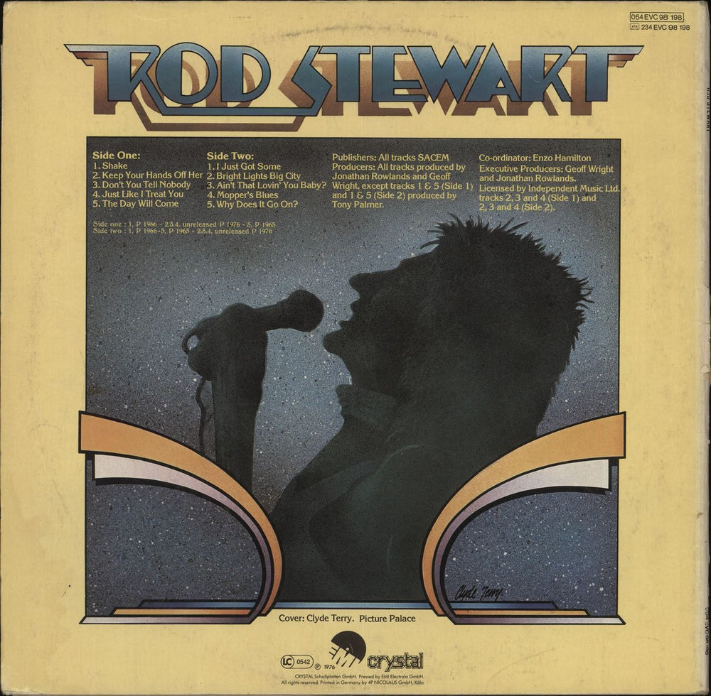 Rod Stewart A Shot Of Rhythm And Blues German vinyl LP album (LP record) RODLPAS708498