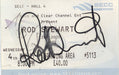 Rod Stewart Autographed Ticket Stub UK concert ticket TICKET