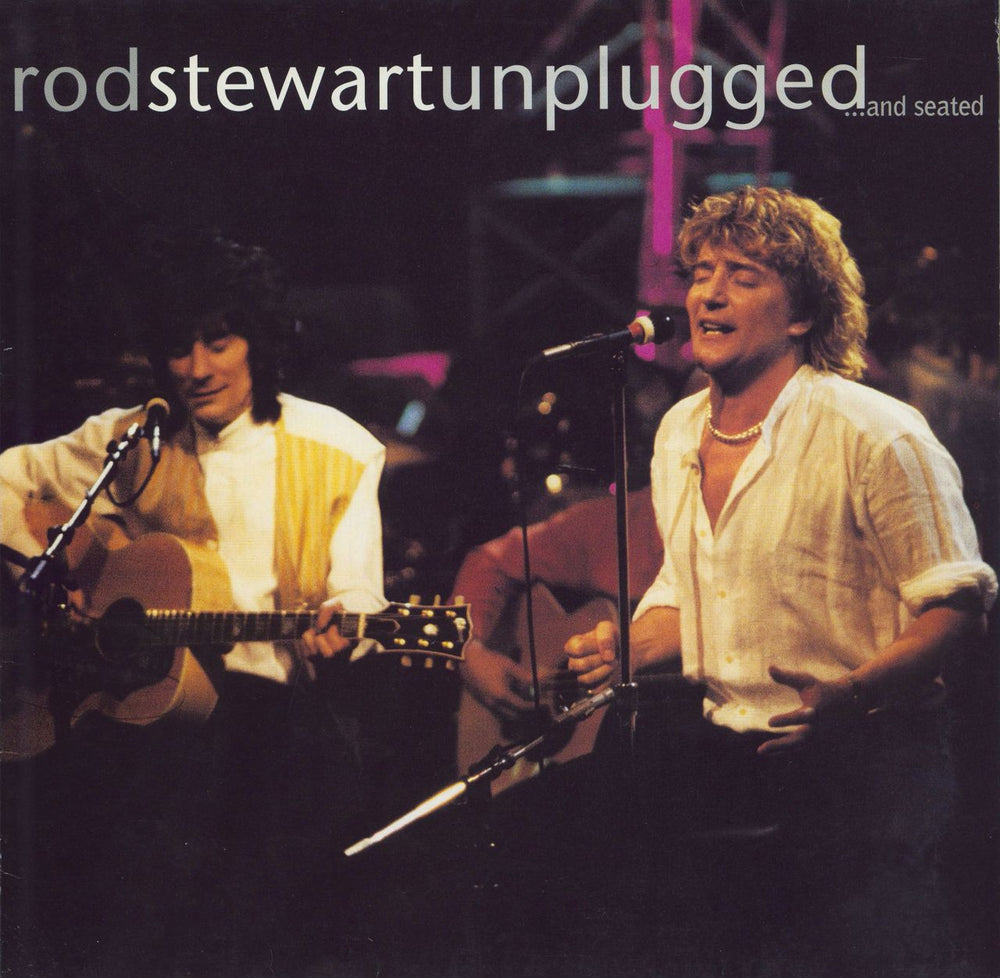 Rod Stewart Unplugged...And Seated German vinyl LP album (LP record) WE391