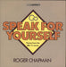 Roger Chapman Speak For Yourself UK 7" vinyl single (7 inch record / 45) RESL85